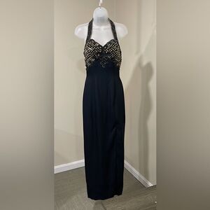 NWOT Alyce Designs Vintage Sequin Prom Party Beaded Dress.  Size 8 M medium